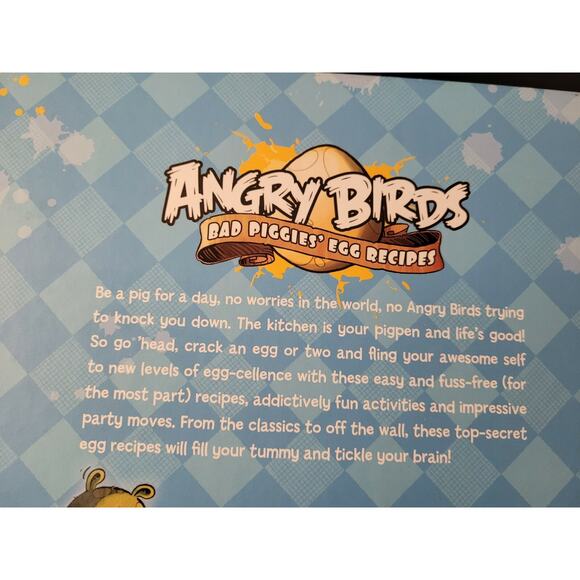 ANGRY BIRDS Bad Piggies Egg Recipes Book Hardcover 2011 Kirjat Oy - Picture 3 of 3